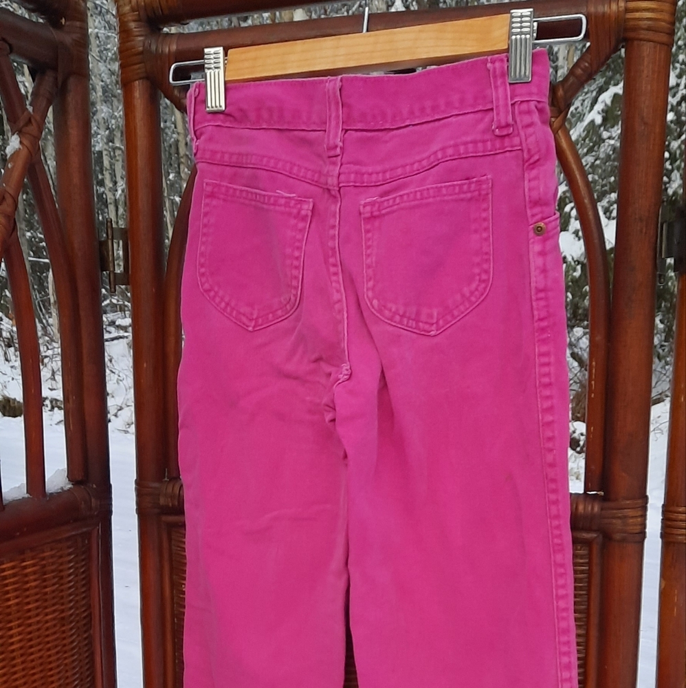Vintage 80s Girl pink Jean pants - Picture 7 of 11